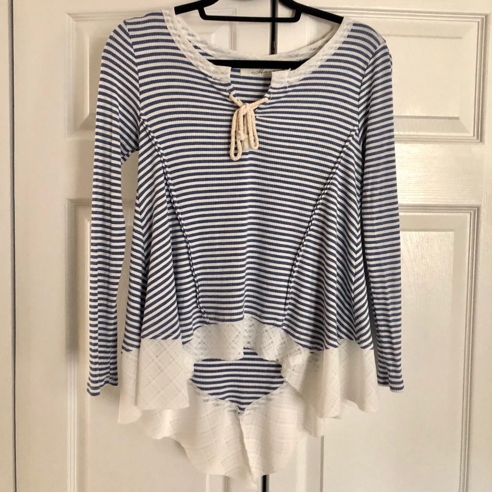 Vintage Havana Lace Up Top